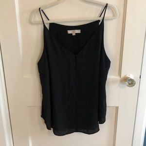 Black tank from Loft plus size 16